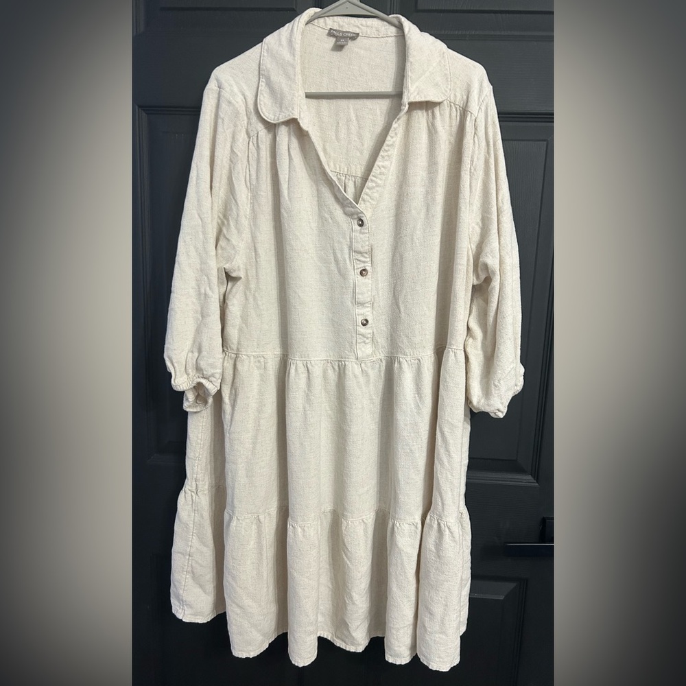 Falls Creek Cream Midi Dress